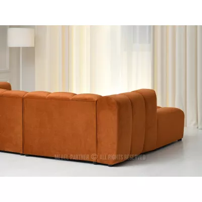Ecksofa RONIA - Kupfer