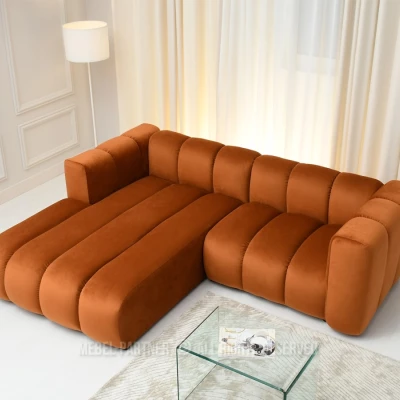 Ecksofa RONIA - Kupfer