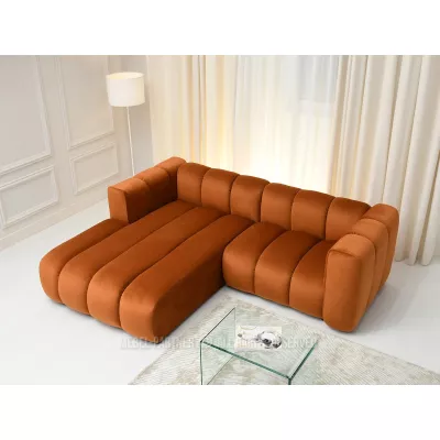 Ecksofa RONIA - Kupfer