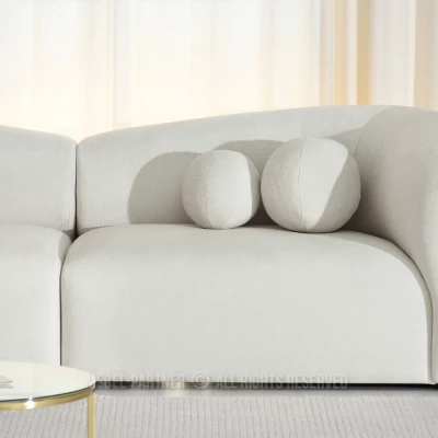 Dreisitzer-Sofa NADJA - beige
