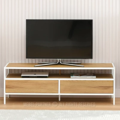 TV-Ständer MAIRA - Eiche / Weiß TV-Ständer MAIRA - Eiche / Weiß