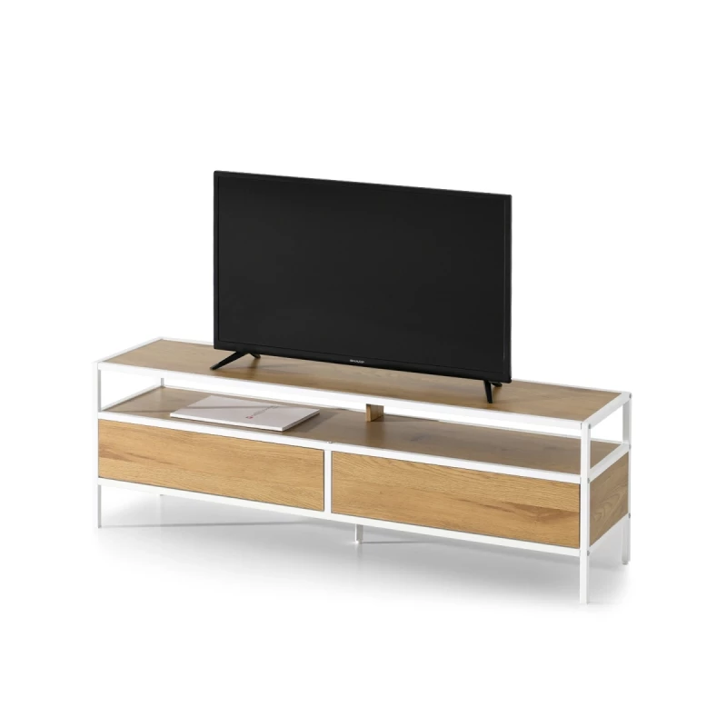 TV-Ständer MAIRA - Eiche / Weiß TV-Ständer MAIRA - Eiche / Weiß