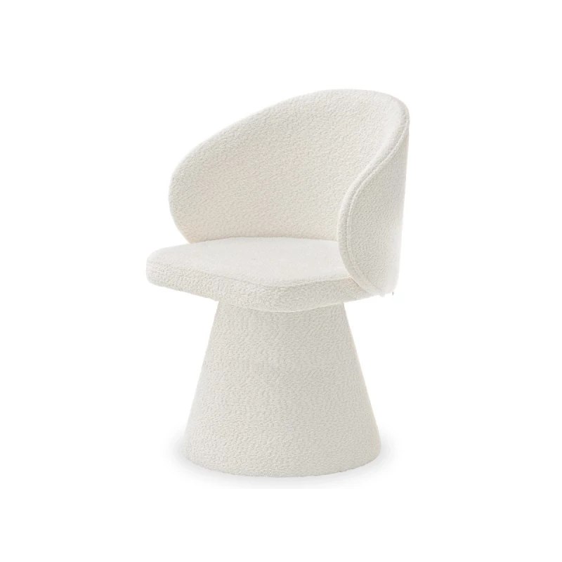 Drehbarer Esszimmerstuhl FARAH – creme