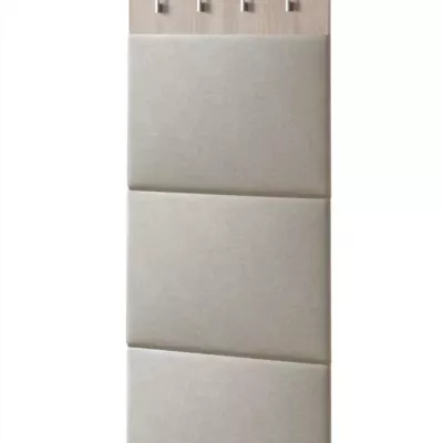 Garderobenständer mit Polsterpaneelen ARINA - Sonoma Eiche / Beige