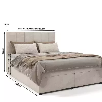 Hotelbett DELTA 1 – 120x200, rosa