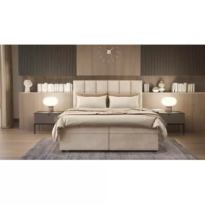 Hotelbett DELTA 1 – 200x200, dunkelgrau