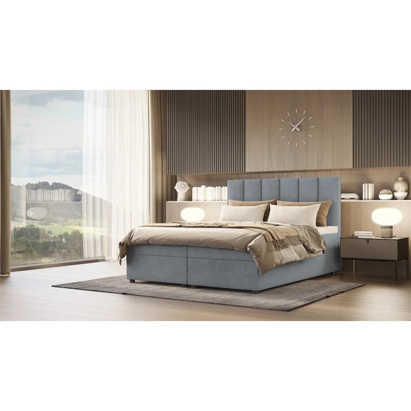 Hotelbett DELTA 1 – 140x200, dunkelgrau