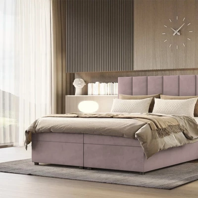 Hotelbett DELTA 1 – 200x200, rosa