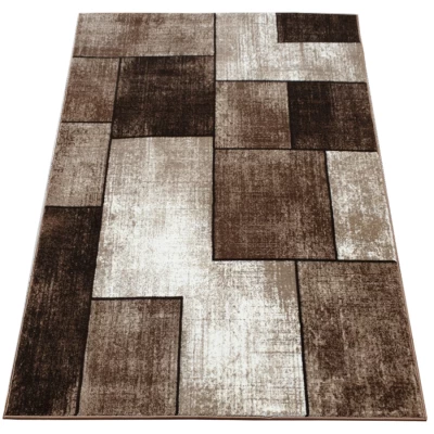 Teppich 60x100 cm DEMIAN - braun / beige
