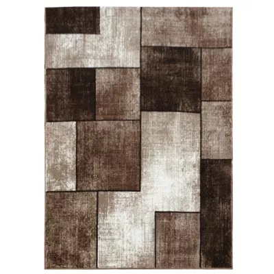 Teppich 60x100 cm DEMIAN - braun / beige