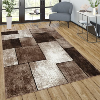 Teppich 60x100 cm DEMIAN - braun / beige