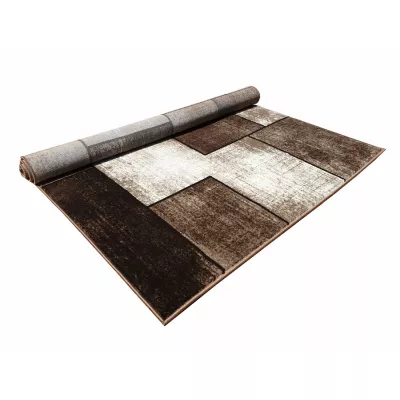 Teppich 60x100 cm DEMIAN - braun / beige