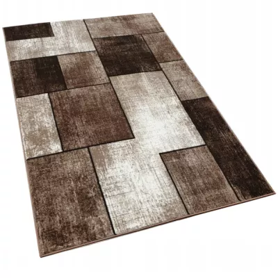 Teppich 60x100 cm DEMIAN - braun / beige