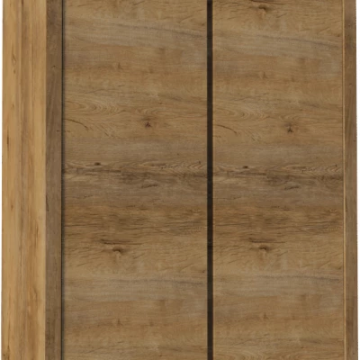 Zweitüriger Kleiderschrank 166 cm FEREIRA - Eiche Lefkas