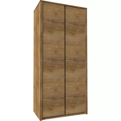 Zweitüriger Kleiderschrank 166 cm FEREIRA - Eiche Lefkas