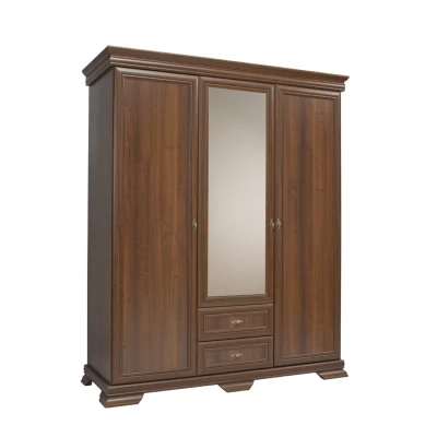 Dreitüriger Kleiderschrank 158 cm GREGORIA – Samoa King
