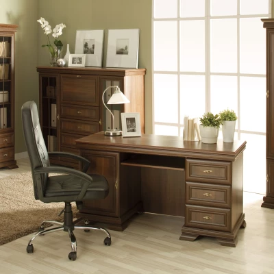 Schmaler Kleiderschrank mit Regalen GREGORIA - samoa king