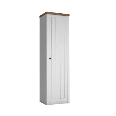 Kleiderschrank mit Regalen 50 cm MARIONA - Andersen Kiefer / Lefkas Eiche
