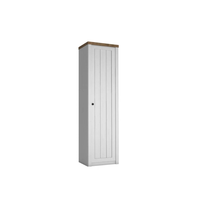Kleiderschrank mit Regalen 50 cm MARIONA - Andersen Kiefer / Lefkas Eiche