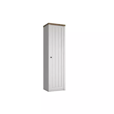 Kleiderschrank mit Regalen 50 cm MARIONA - Andersen Kiefer / Lefkas Eiche