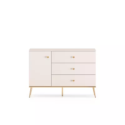 Kombikommode LUNA - Kaschmir/Gold