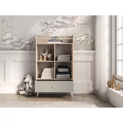 Kinderzimmer Kommode OLIVIA - beige/grau