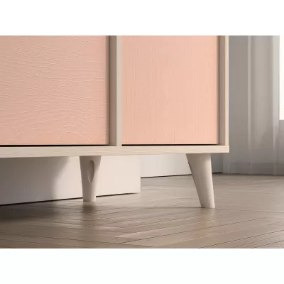 Kinder-Kombikommode OLIVIA - beige/rosa