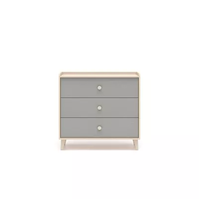 Kinderkommode OLIVIA – beige/grau