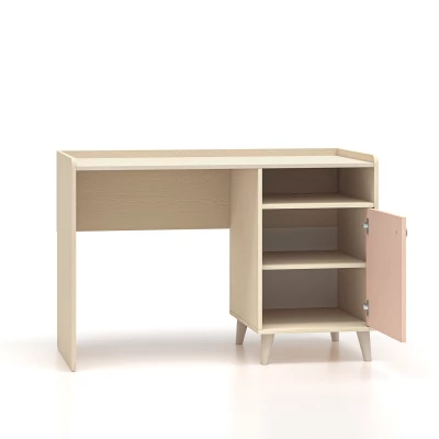 Kinderschreibtisch OLIVIA – beige/rosa