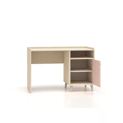 Kinderschreibtisch OLIVIA – beige/rosa