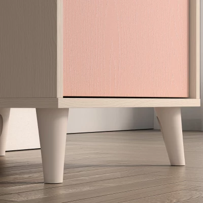 Kinderschreibtisch OLIVIA – beige/rosa