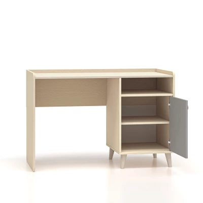 Schreibtisch fürs Kinderzimmer OLIVIA - beige/grau
