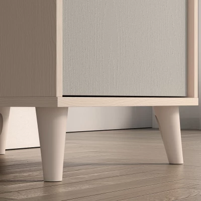 Schreibtisch fürs Kinderzimmer OLIVIA - beige/grau