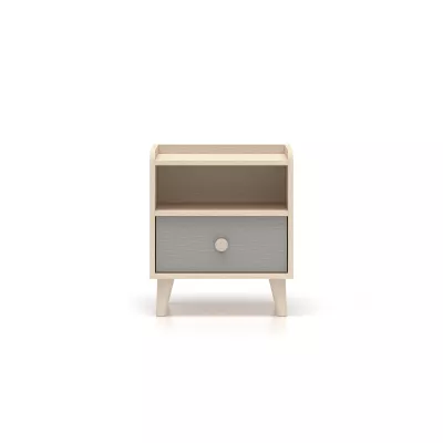 Kinderzimmer Nachttisch OLIVIA - beige/grau