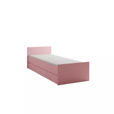 Einzelbett mit Lattenrost 80x200 LIONU - Marshmallow