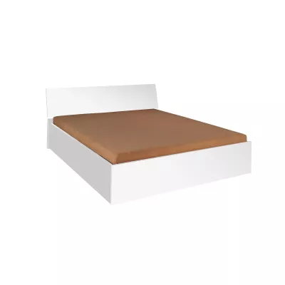 Doppelbett mit Stauraum 140x200 MAKEL - weiß