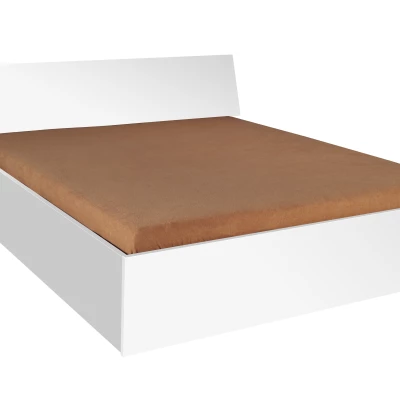 Doppelbett mit Stauraum 180x200 MAKEL - weiß