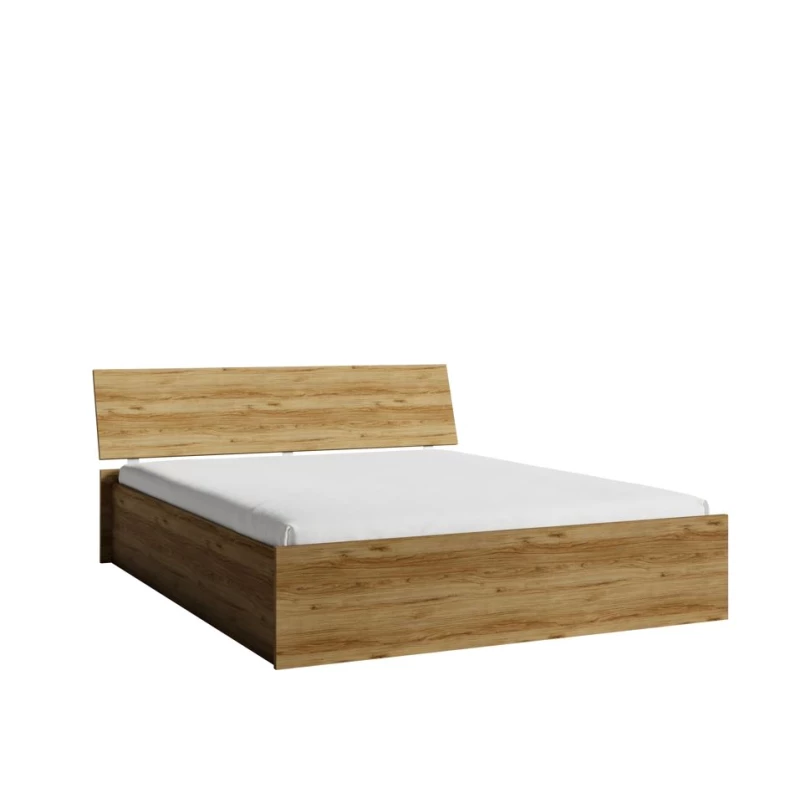Doppelbett mit Stauraum 180x200 MAKEL - Eiche Catania