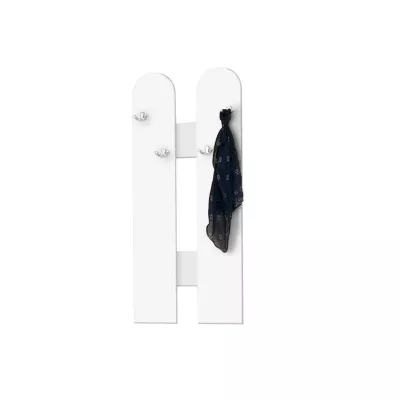 Wandgarderobe für den Flur BONHAM - weiß