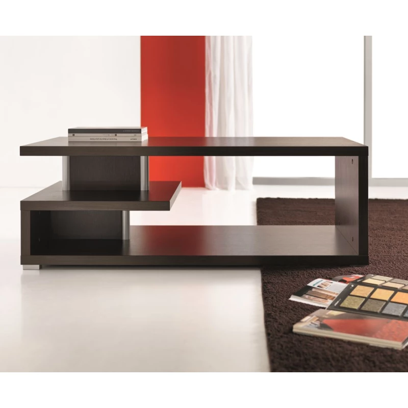 Couchtisch LENGBY - Kastanienbraun Wenge