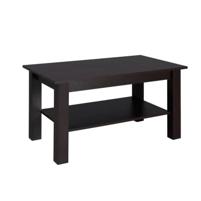 Couchtisch mit Ablage DASSEL 1 - Kastanie Wenge