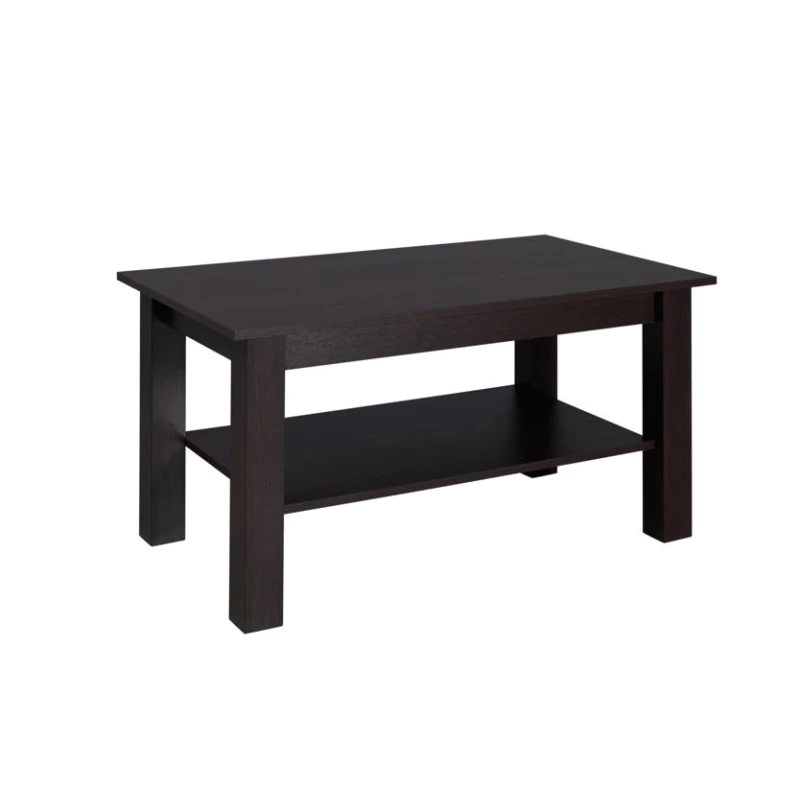 Couchtisch mit Ablage DASSEL 1 - Kastanie Wenge