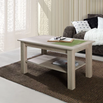 Couchtisch mit Ablage DASSEL 1 - Sonoma Eiche