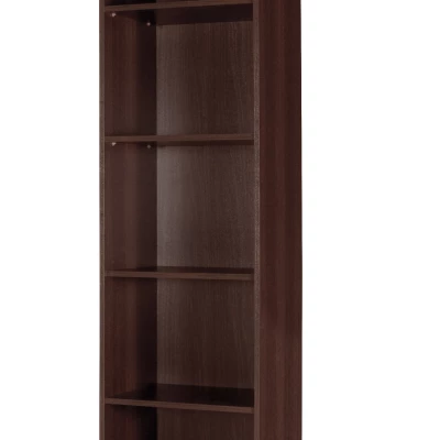 Schmale Wohnzimmerregal ANDOVER - Kastanienbraun Wenge