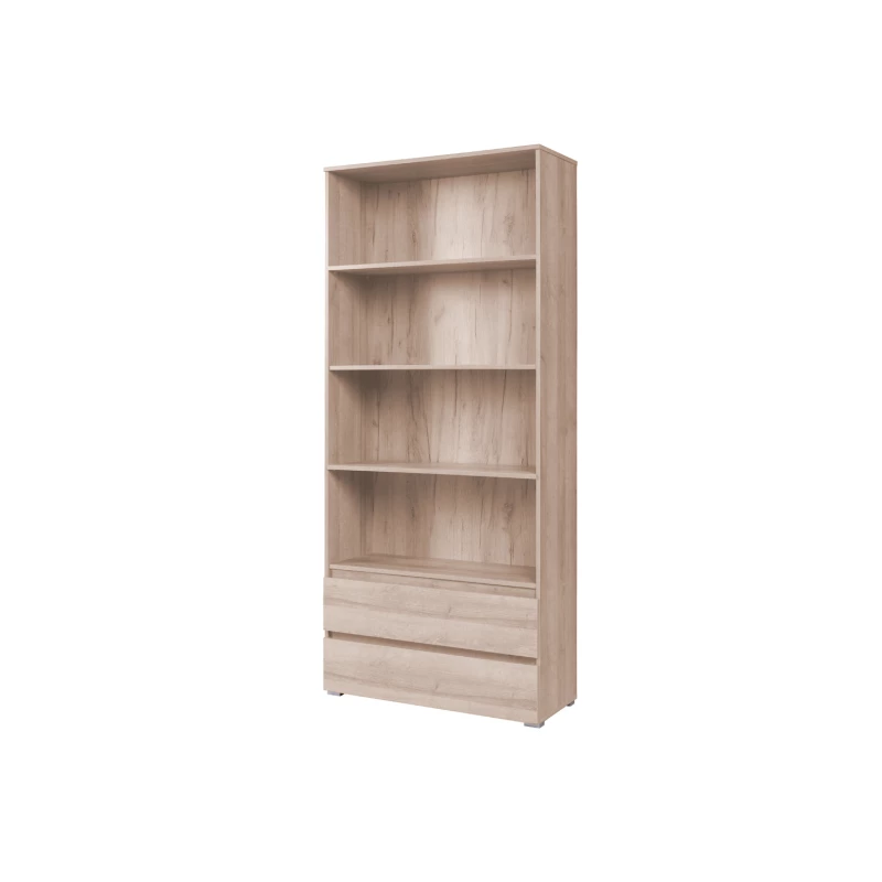 LIONU Regal mit Schubladen – Sonoma-Eiche