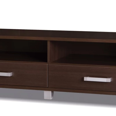 TV-Ständer mit Schubladen ANDOVER 2 - Kastanienbraun Wenge