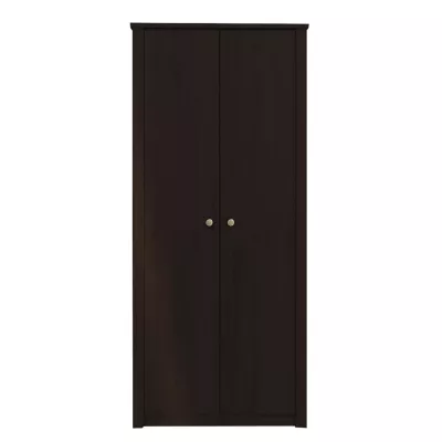 Zweitüriger Kleiderschrank 90 cm FRIDLEY - Sonoma-Eiche, Schokoladenbraun