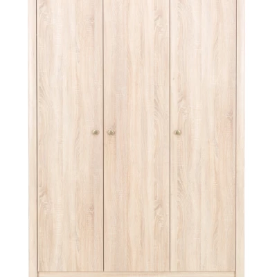 Dreitüriger Kleiderschrank 200 cm FRIDLEY - Sonoma-Eiche