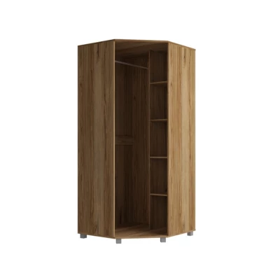 Eckkleiderschrank 90 cm ANDOVER - Eiche Catania