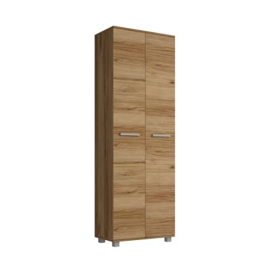Flurschrank 68 cm mit Kleiderstange ANDOVER - Eiche Catania